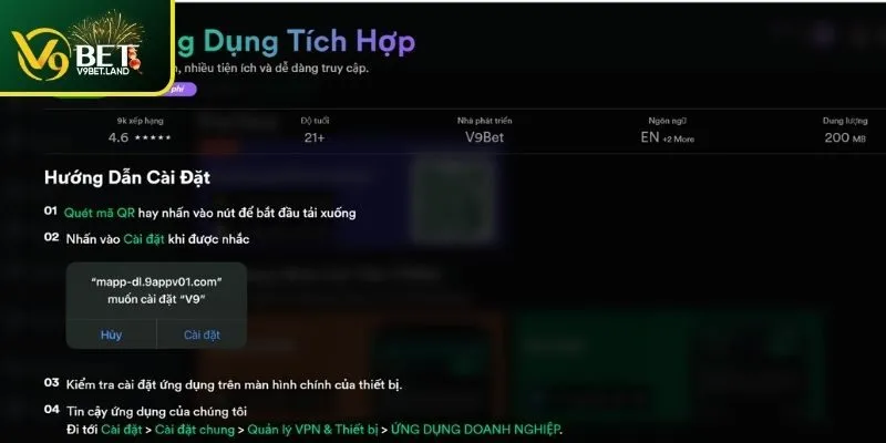 Hướng dẫn thao tác cài đặt cụ thể